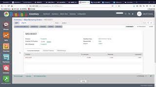 Odoo 12：Manufacture——MTO Buffer