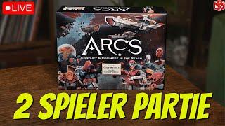 ARCS - Grundspiel zu zweit mit Vinzenz und Ben