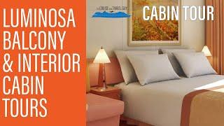 Carnival Luminosa Balcony and Interior Twin Tour | Rooms 7228 and 5206