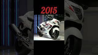 Evolution of Hayabusa #bike #old #vs #new #model #vial #shorts #shortsfeed #youtubeshorts #car