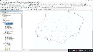 How to convert point data to Raster in ArCGIS and Projecting it.