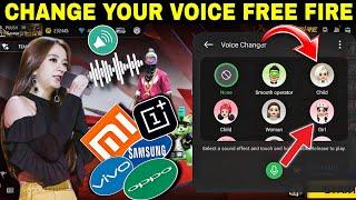 This game does not support voice changer/how tochange voice in free fire/girl voice changer app ff 3