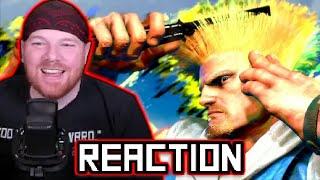 Krimson KB Reacts: GO HOME AND BE A FAMILY MAN!! - Guile Street Fighter 6 Trailer