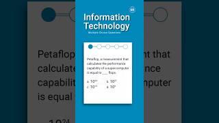 Information Technology MCQ #itquiz #quiz #informationtechnology