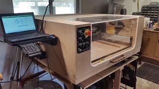 Shapeoko3 XXL CNC - Enclosure sound attenuation and dust collection demo