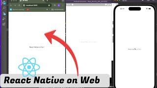 How to run React Native app in web browser || React-Native-web