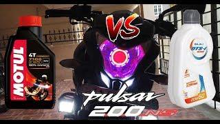 Best Engine oil for Pulsar NS 200 - Motul 7100 20w50 VS Bajaj Engine Oil