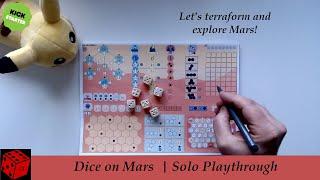 Solo Playthrough | Dice on Mars (A LOT of games bundle on Kickstarter)