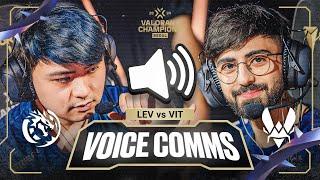 WE MADE IT TO PLAYOFFS! | LEV vs. Vitality Voice Comms - VCT Champions Seoul 2024