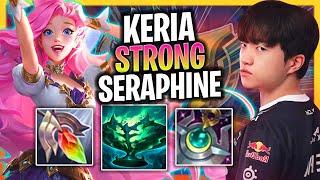 KERIA IS SO STRONG WITH SERAPHINE! | T1 Keria Plays Seraphine Support vs Shaco!  Season 2024