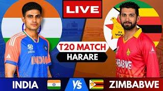  Live: IND vs ZIM, 1st T20 | INDIA vs Zimbabwe Live cricket match Today | Live Score & Commentary