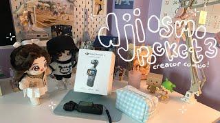 unboxing & test vlog  DJI Osmo pocket 3 + cute accessories ⭐️ DJI vs Canon g7x mark iii comparison