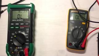 Mastech ms8229 vs Fluke 106 Обзор, Сравнение