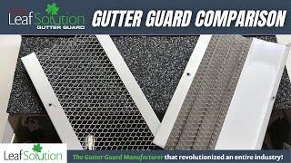 Gutter Guard Comparison | Leal Solution vs. Aluminum Grate