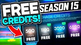 NEW FREE CREDITS GLITCH Season 15! In Rocket League!