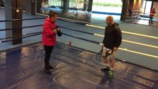 Boxing technique with coach Evgeni Vasilev