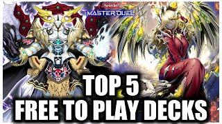 TOP 5 FREE to PLAY DECKS in MASTER DUEL!