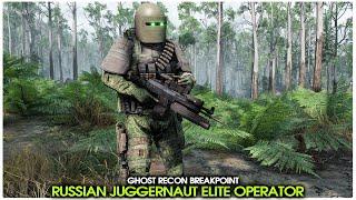 "Russian Juggernaut Unleashed in Ghost Recon Breakpoint: Elite Operator Dominates in Heavy Armor! 