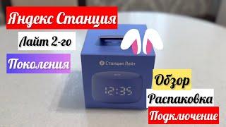 Яндекс станция Лайт 2-распаковка, обзор и подключение #chas#yandex#alisa