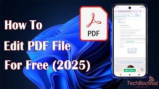 How to Edit PDF File for Free (2025)