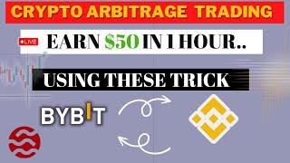 Make 50USDT in 1Hour Using This Untold Crypto Arbitrage Trading Trick