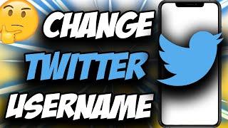 How to Change Twitter Display Name @ Handle in 2021 on iPhone & Android  Easy