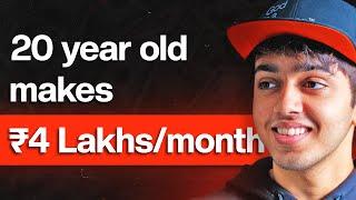 20 YEAR OLD Graphic Designer Makes 4 Lakhs/Month | Anik Jain | Ishan Sharma