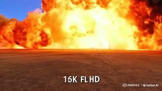 Explosion generated by AI