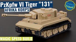 Afrika Korps PzKpwf VI Tiger 131 - COBI 2710 (Speed Build Review)