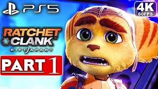 RATCHET AND CLANK RIFT APART PS5 Gameplay Walkthrough Part 1 [4K 60FPS] - No Commentary (FULL GAME)