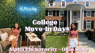 College Move-In Day: Alpha Phi Sorority House Ohio State! + House Tour