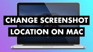 How to change the default screenshot save location on Mac