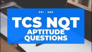 TCS NQT Aptitude Questions and Answers (Numerical Ability Questions) 2021