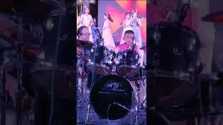 5 Year Old Playing Drums at Garba Night #tanay_drummer #shorts #chogadatara