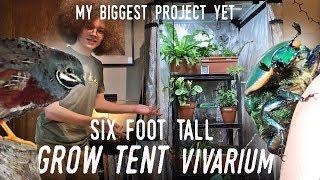 DIY "GROW TENT" VIVARIUM - My Biggest Project EVER!