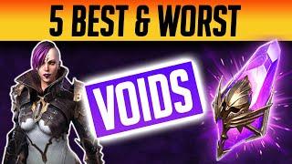 5 BEST & WORST CHAMPIONS IN RAID VOID EDITION | Raid: Shadow Legends