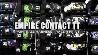 Empire Contact TT Paintball Harness - Razor Print