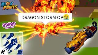 THIS OP 30M DRAGON STORM ONE SHOT COMBO IS INSANE! | Blox Fruit Update 24 |