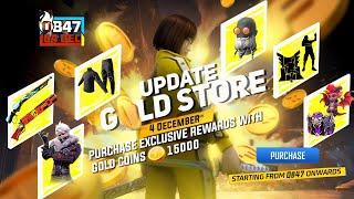 OB47 Gold Store Update Free Fire | Free Fire New Event | Ff New Event Today | Upcoming new event ff