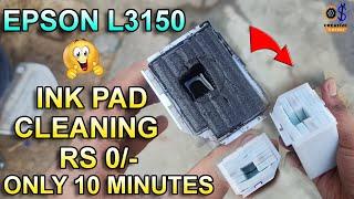 EPSON L3150 inkpad Reset/Cleaning // in just 10 minutes // by creative shibu
