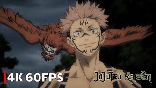 Fushiguro vs Sukuna - Full Fight | Jujutsu Kaisen Season 1 Episode 5 | 4K 60FPS | Eng Sub