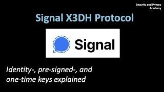 The Signal Protocol - X3DH explained