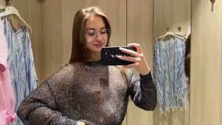 Transparent Dresess Try On Haul #yoga #massage #beach #nightlife Support paypal.me/kdcute23