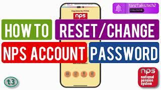 NPS Account Forgot Password | How to Change/Reset NPS Account Password | Recover NPS Account Online