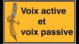 La voix active et la voix passive