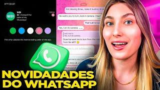 Atualização do WhatsApp: Nome de Usuário, Temas e Novas cores na Tela inicial