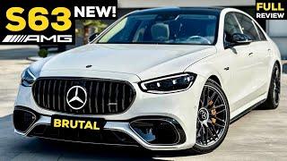 2024 MERCEDES AMG S63 800hp BRUTAL Sedan NEW V8 LOUD Sound FULL In-Depth Review Exterior Interior