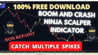 Download Non Repainting Spike Detector | Scalping strategy Boom And Crash