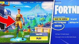 *NEW* How To Play NEW CREATIVE MODE in FORTNITE! (NEW GAMEMODE) Fortnite Season 7 CREATIVE MODE!