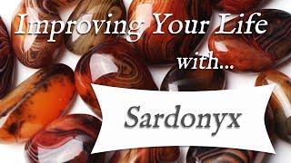 SARDONYX  TOP 4 Crystal Wisdom Benefits of Sardonyx Crystal! | Stone of Strength & Protection